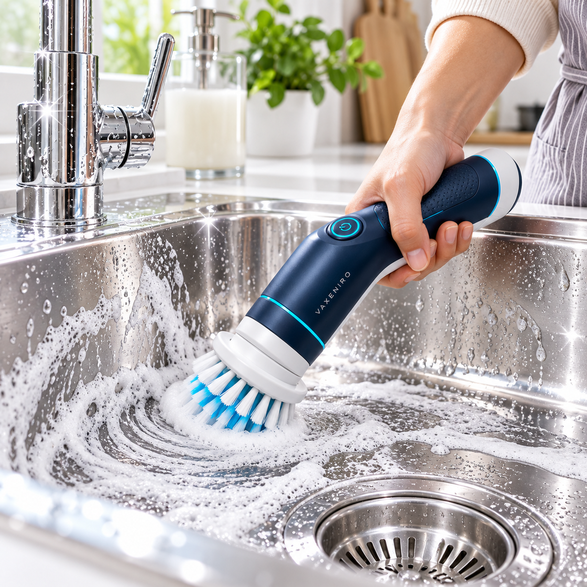 VAXENIRO™ PureRinse Electric Dish & Sink Brush
