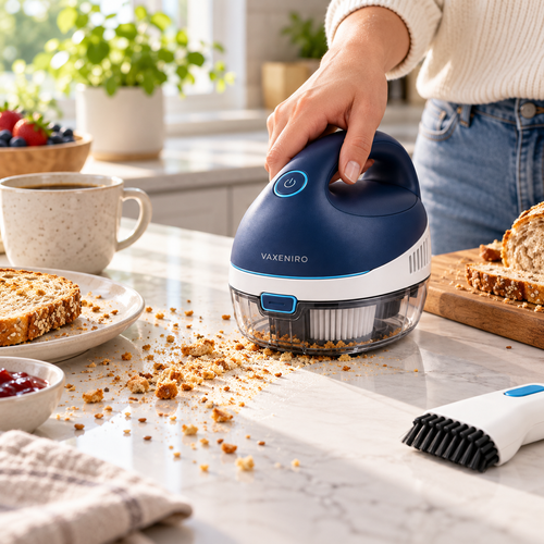 VAXENIRO™ CrumbGuard Countertop Vacuum