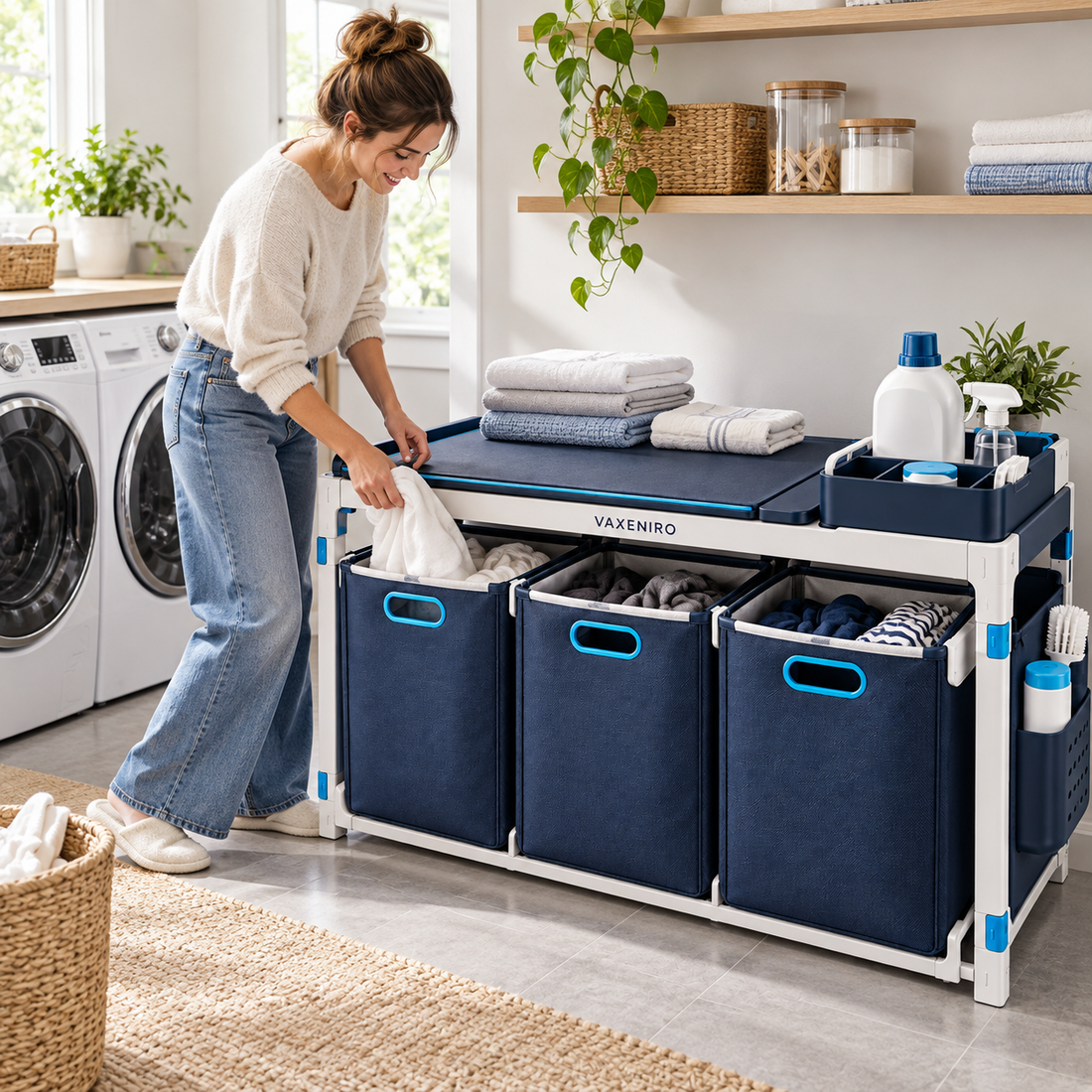 VAXENIRO™ FreshFold Modular Laundry Organizer